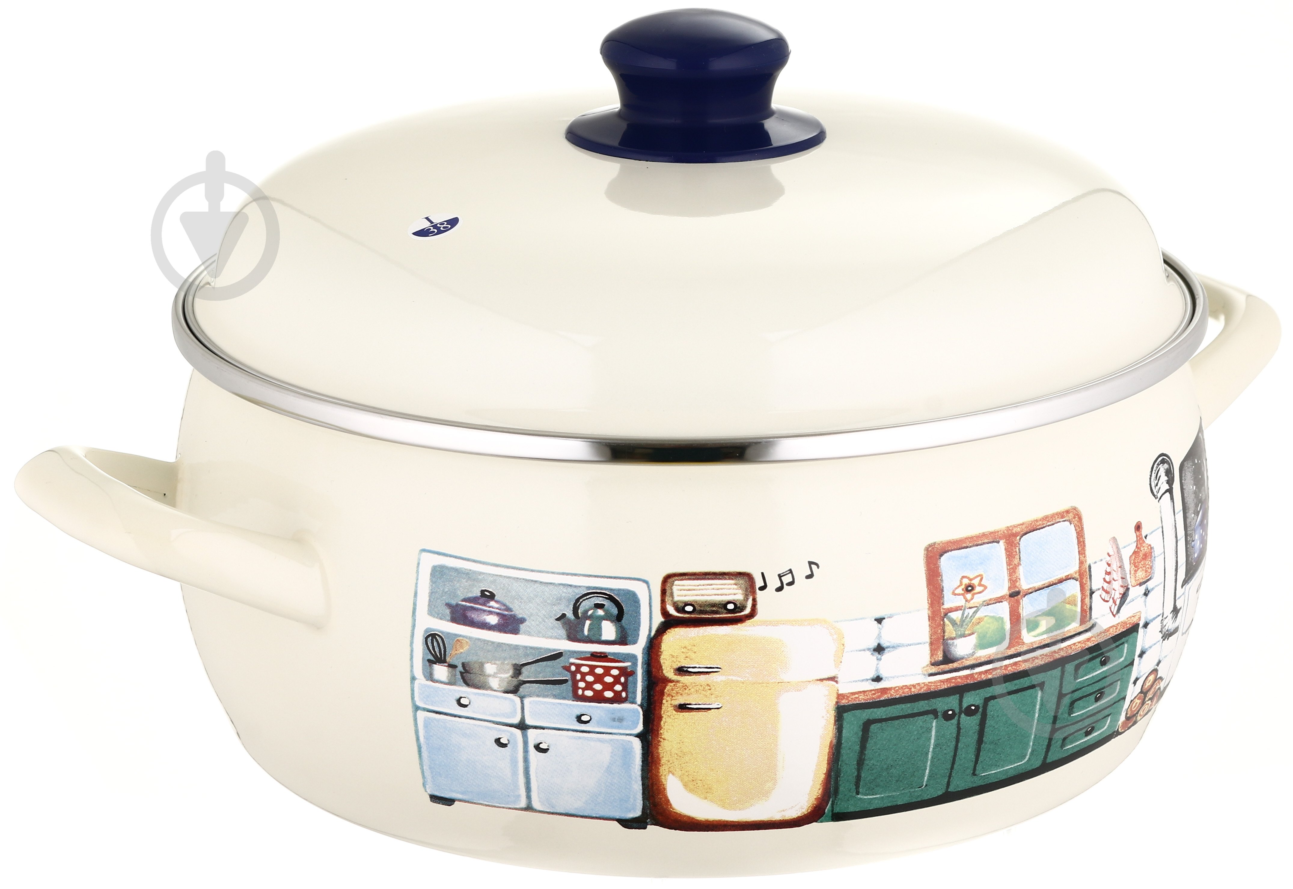 Кастрюля низкая Metrot Kitchen 24 см 5 л 3353 - фото 2