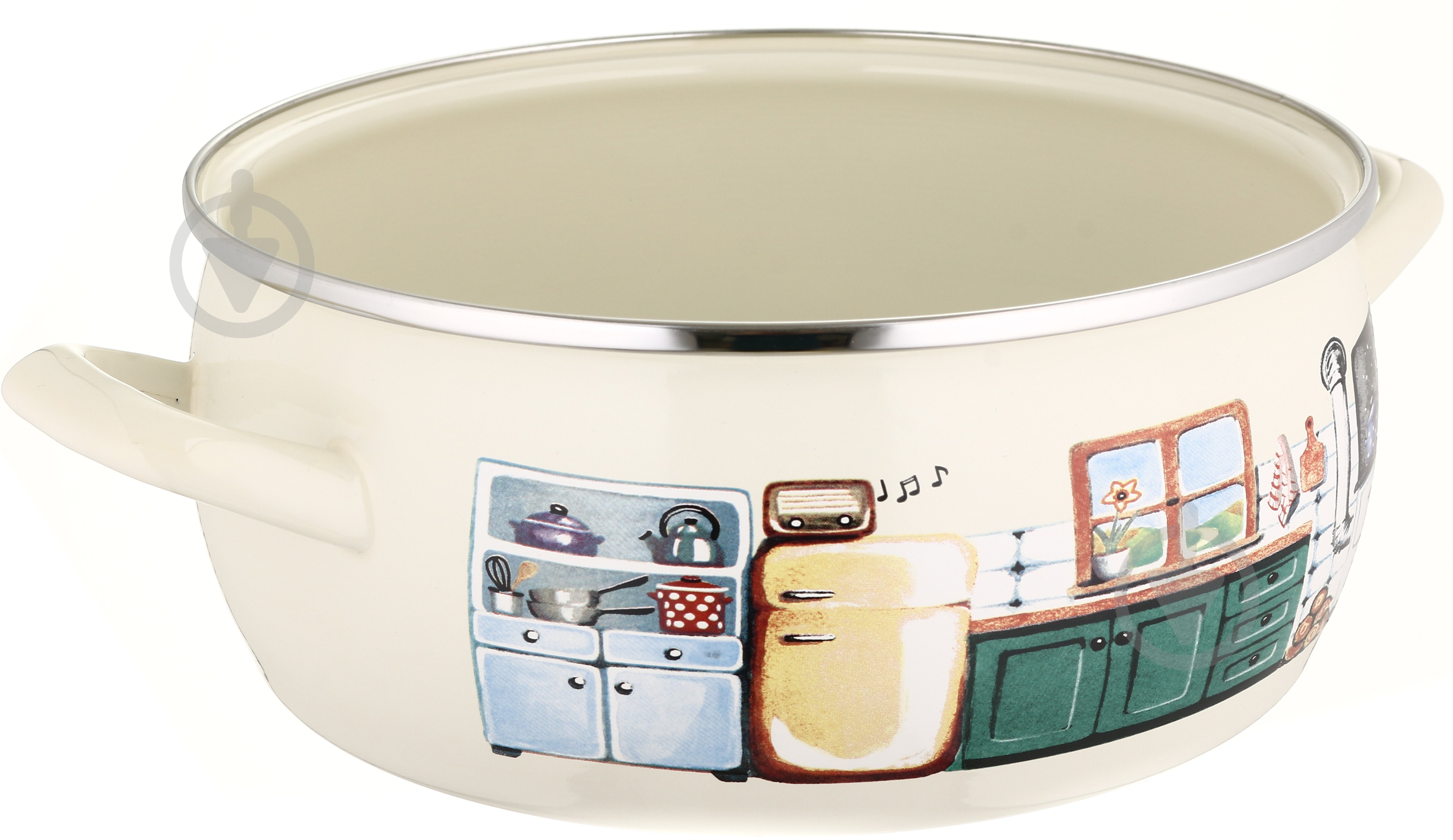 Кастрюля низкая Metrot Kitchen 24 см 5 л 3353 - фото 3