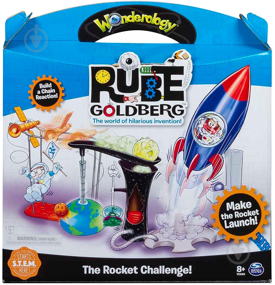 Научно-игровой набор Spin Master Rube Goldberg Rocket Launch Challenge - фото 1