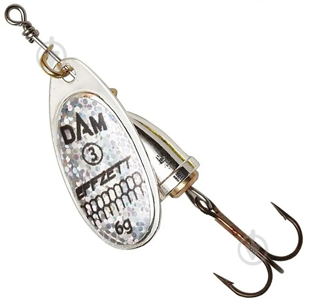 Блесна-вертушка DAM Effzett Executor 11 г reflex silver - фото 1