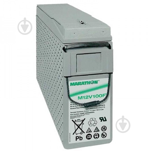Аккумулятор AGM Marathon 100Ah 12V - фото 1