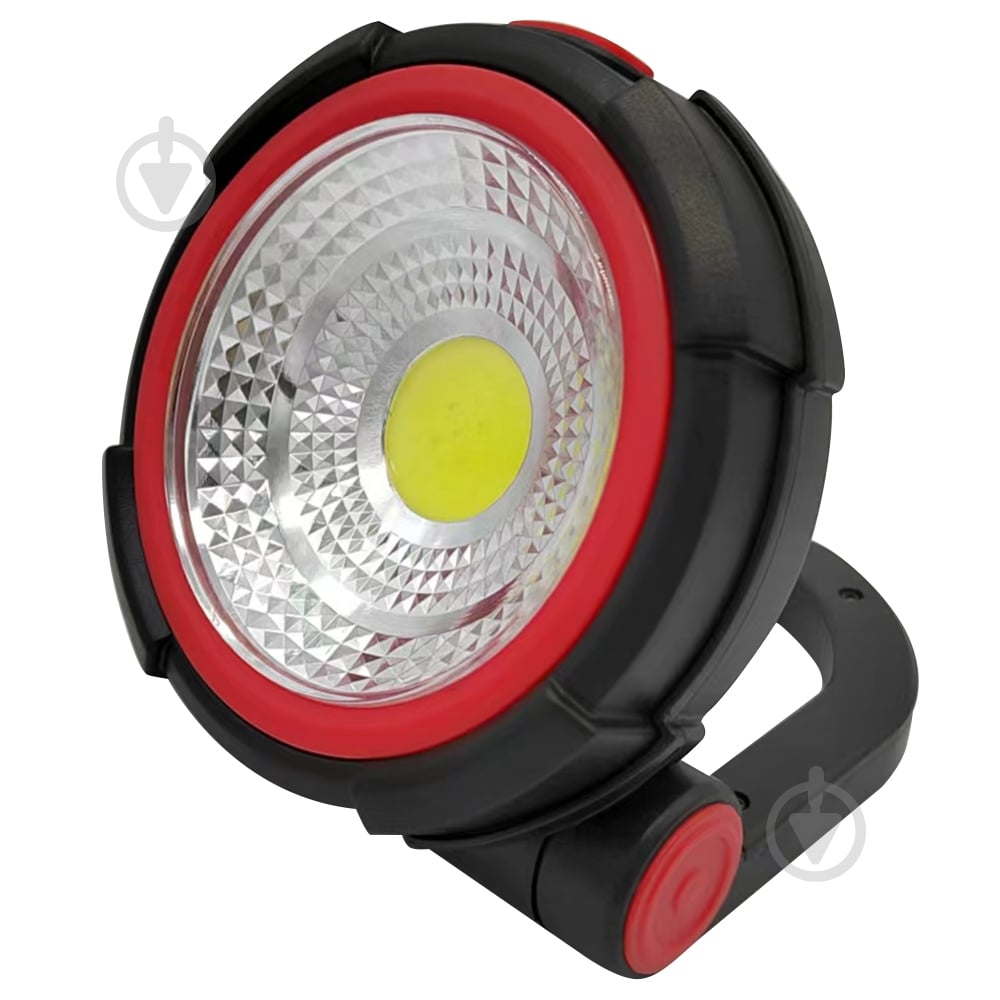 Ліхтар прожекторний Quantum Worklight QM-FL2010 Solo 3W COB з функцією Power Bank 200 Lm чорний із червоним - фото 1 Ліхтар прожекторний Quantum Worklight QM-FL2010 Solo 3W COB з функцією Power Bank 200 Lm чорний із червоним - фото 1