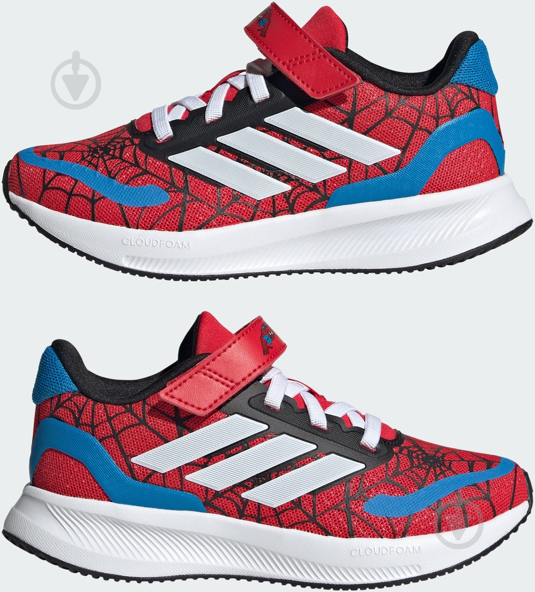 Кросівки для хлопчиків Adidas RUNFALCON SPIDER-MAN IH8743 р.31 червоні - фото 5 Кросівки для хлопчиків Adidas RUNFALCON SPIDER-MAN IH8743 р.31 червоні - фото 5