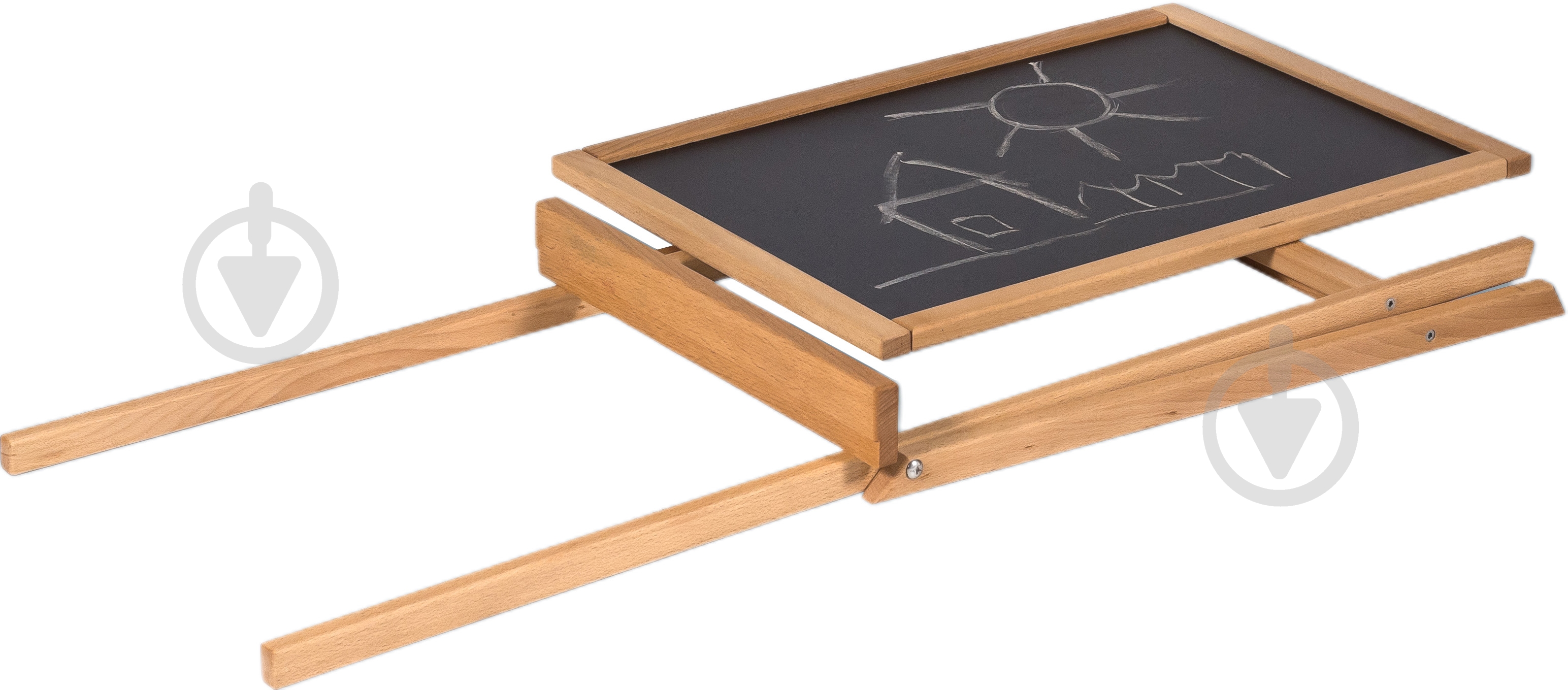 Мольберт двухсторонний Гойдалка (мел и маркер) - фото 2 Мольберт двухсторонний Гойдалка (мел и маркер) - фото 2