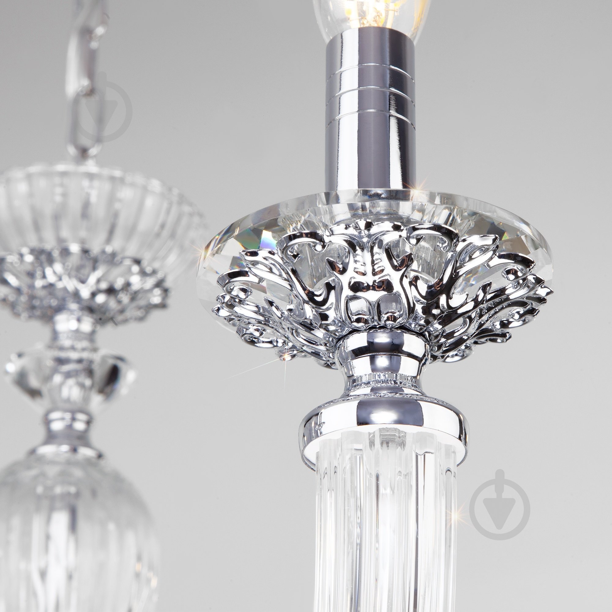 Люстра подвесная Strotskis Olenna 10x60 Вт E14 хром 318/10 - фото 7 Люстра подвесная Strotskis Olenna 10x60 Вт E14 хром 318/10 - фото 7