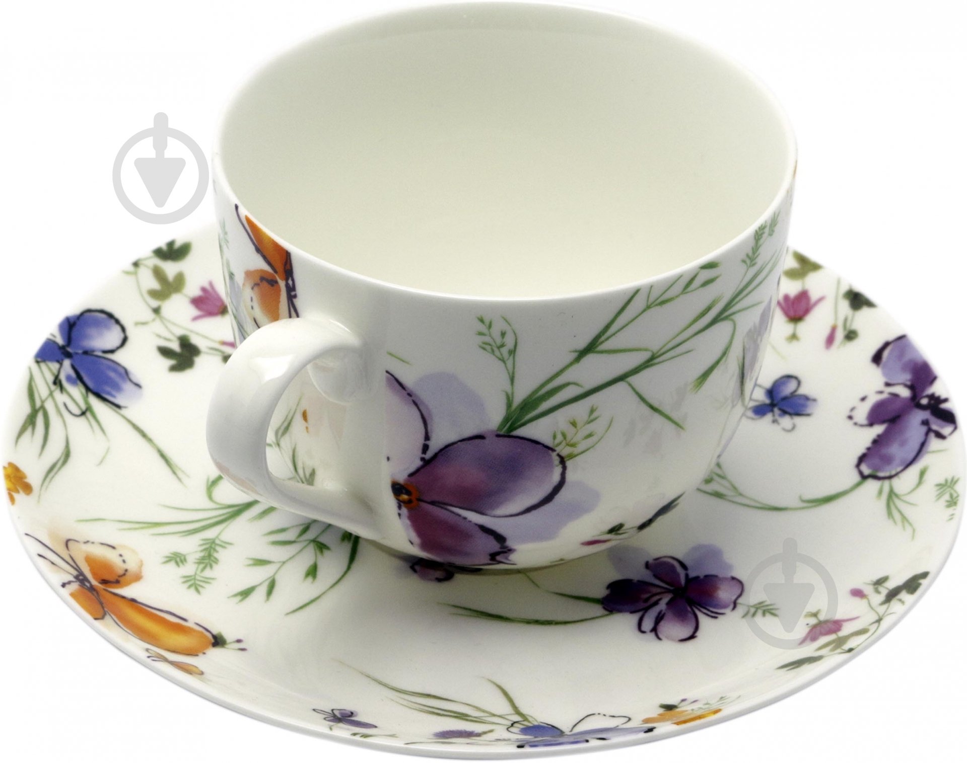 Чашка с блюдцем Krauff Aquarelle 230 мл - фото 1 Чашка с блюдцем Krauff Aquarelle 230 мл - фото 1