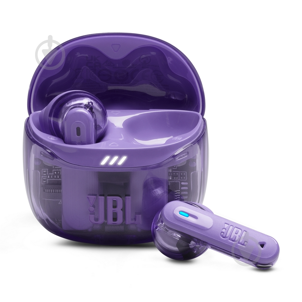 Bluetooth-гарнітура JBL Tune Flex 2 ghost purple (JBLTFLEX2GMAE) - фото 1 Bluetooth-гарнітура JBL Tune Flex 2 ghost purple (JBLTFLEX2GMAE) - фото 1