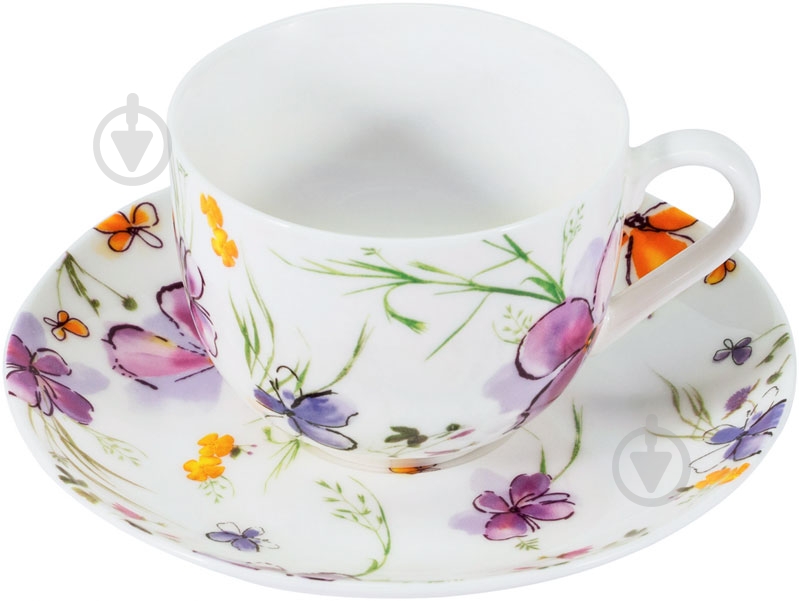 Чашка с блюдцем Krauff Aquarelle 100 мл 21-244-010 - фото 1 Чашка с блюдцем Krauff Aquarelle 100 мл 21-244-010 - фото 1