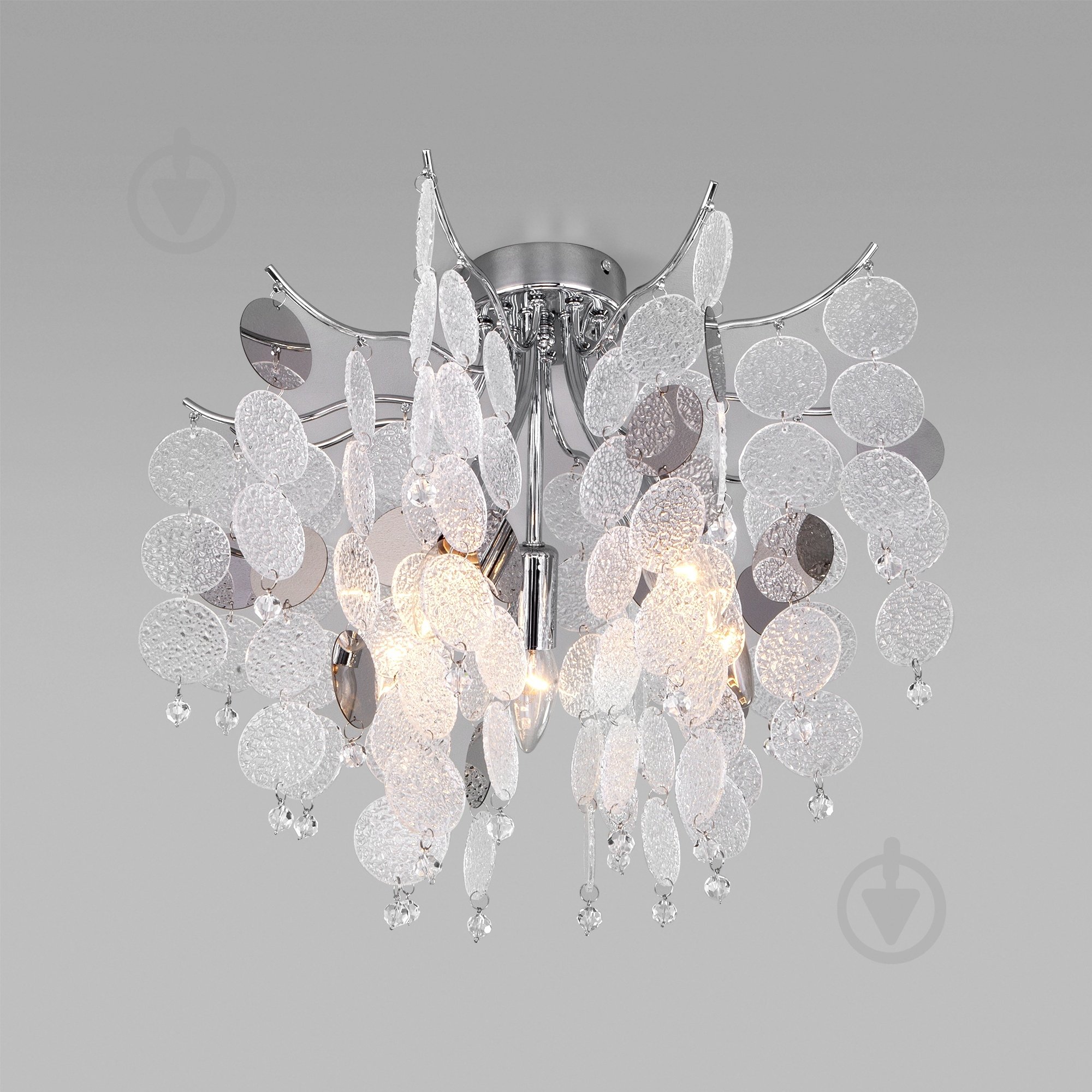 Люстра потолочная Strotskis Bolla 319/5 5x60 Вт E14 хром - фото 1