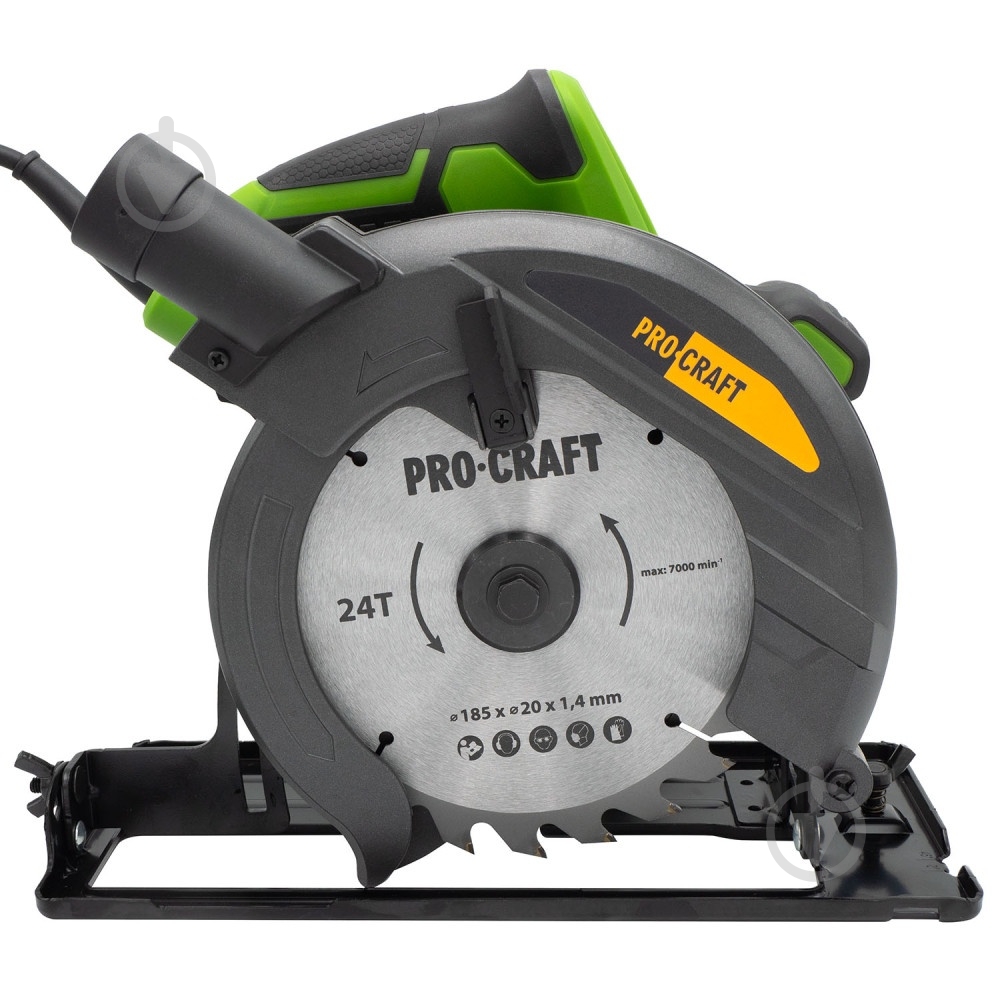 Пила циркулярная ProCraft KR185/1400 014008 - фото 3