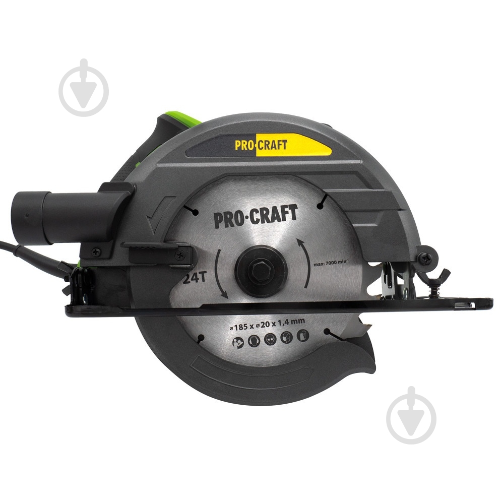 Пила циркулярная ProCraft KR185/1400 014008 - фото 2