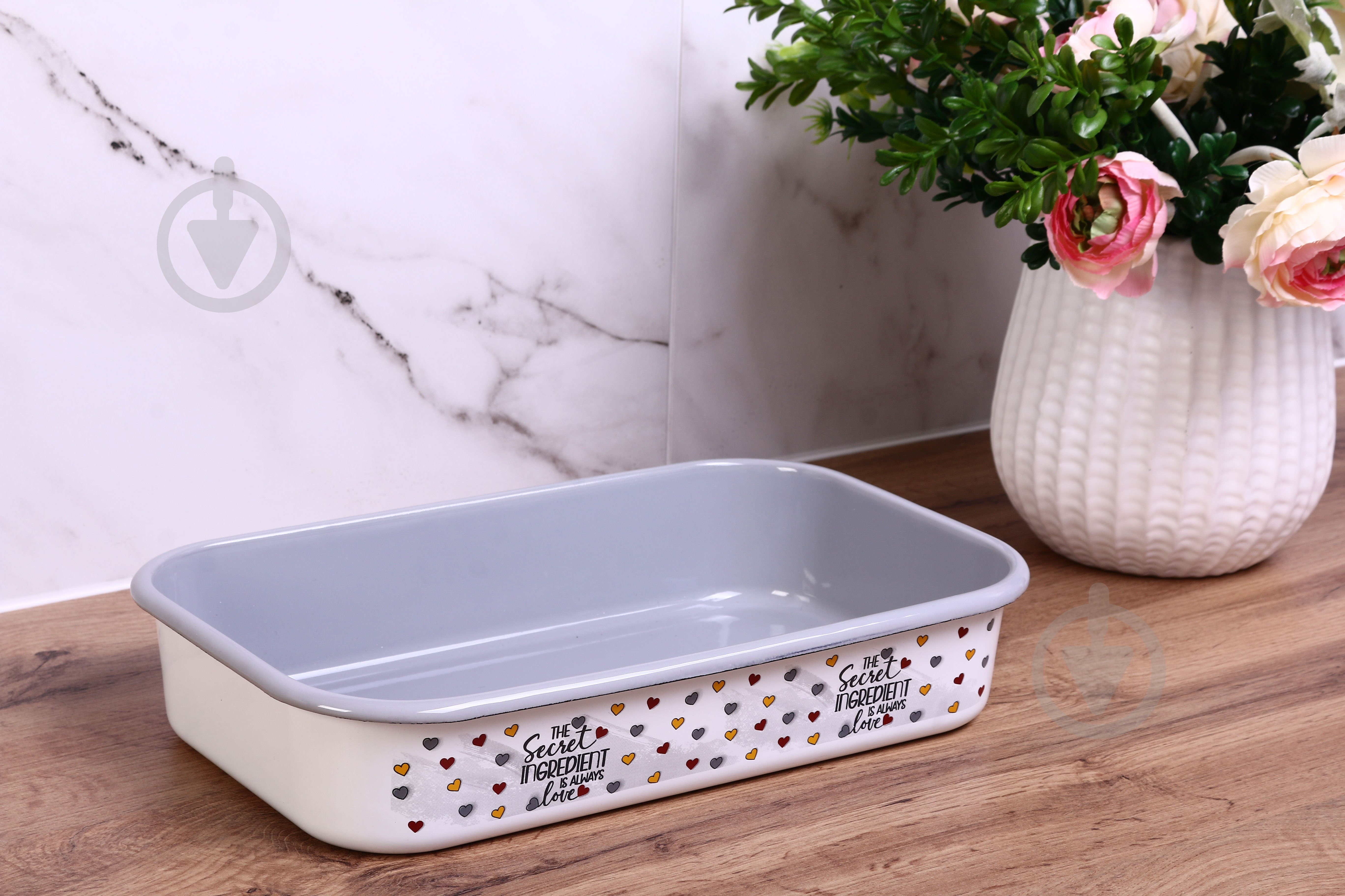 Блюдо для запекания Metrot Сердца 32 см 3,7 л 3406 - фото 3