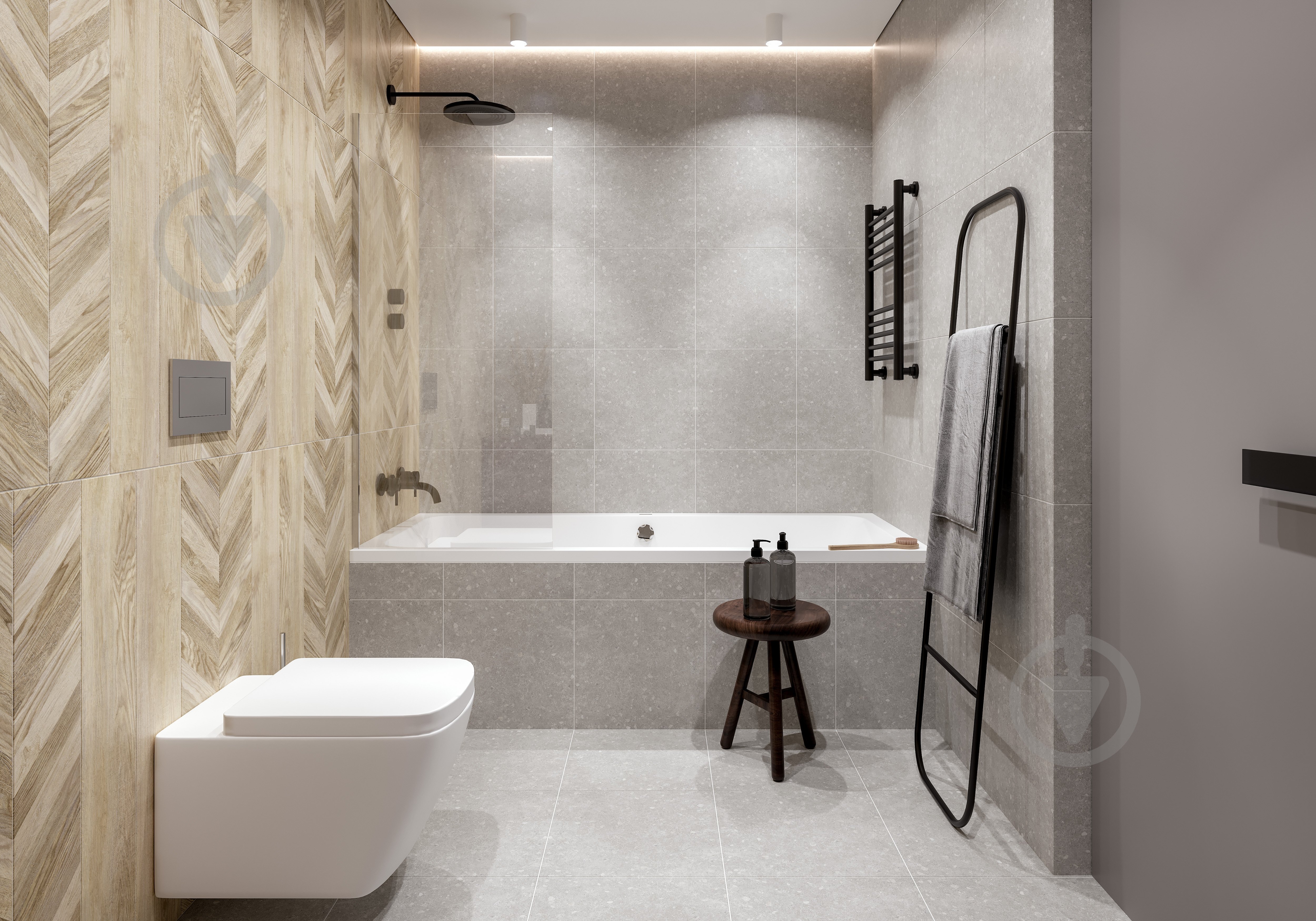 Плитка Golden Tile Pavimento grey 672830 40x40 см - фото 2