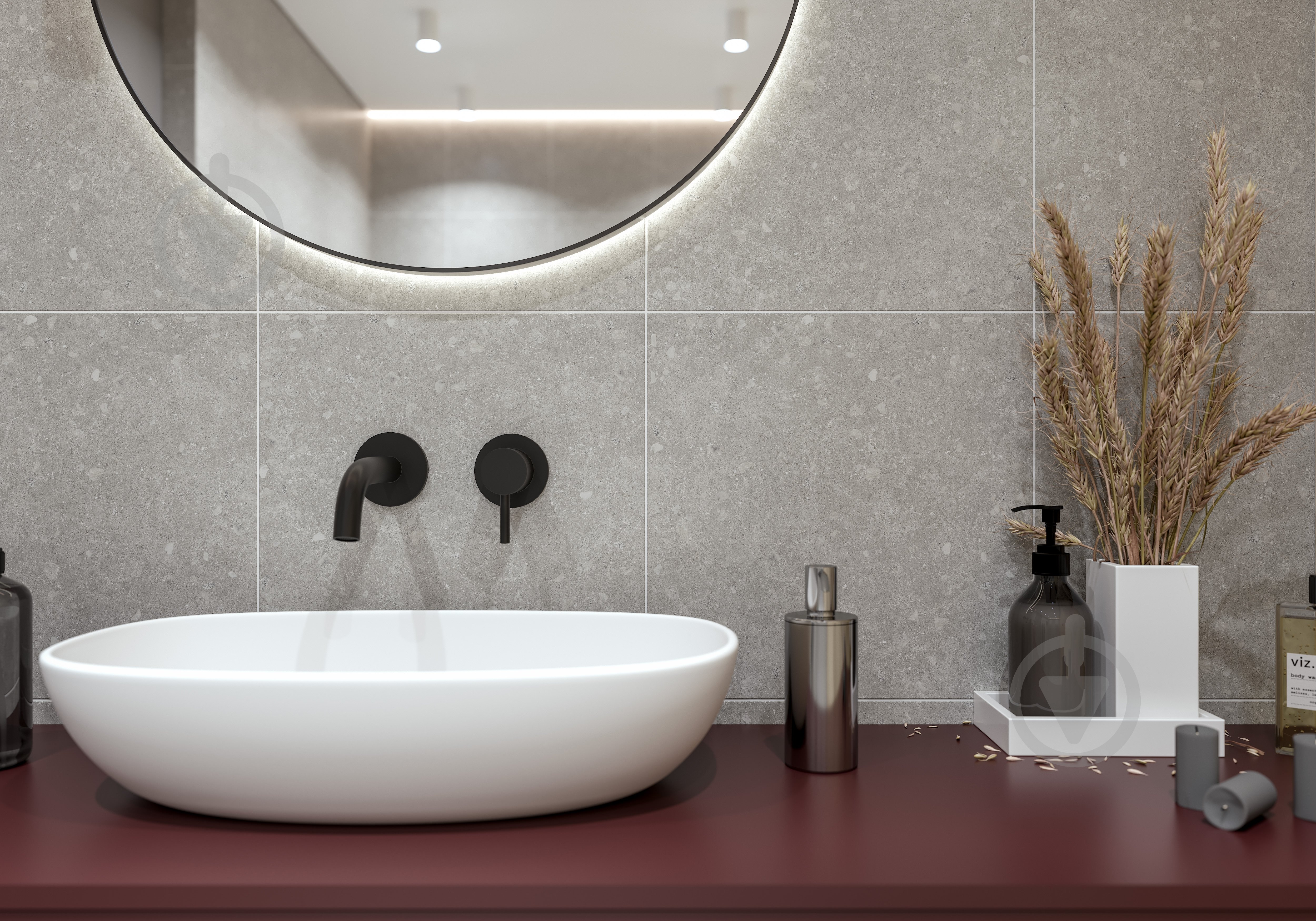 Плитка Golden Tile Pavimento grey 672830 40x40 см - фото 4