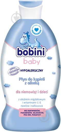Пена для ванны Bobini Baby з оливковым маслом (22011083) 400 мл - фото 1 Пена для ванны Bobini Baby з оливковым маслом (22011083) 400 мл - фото 1