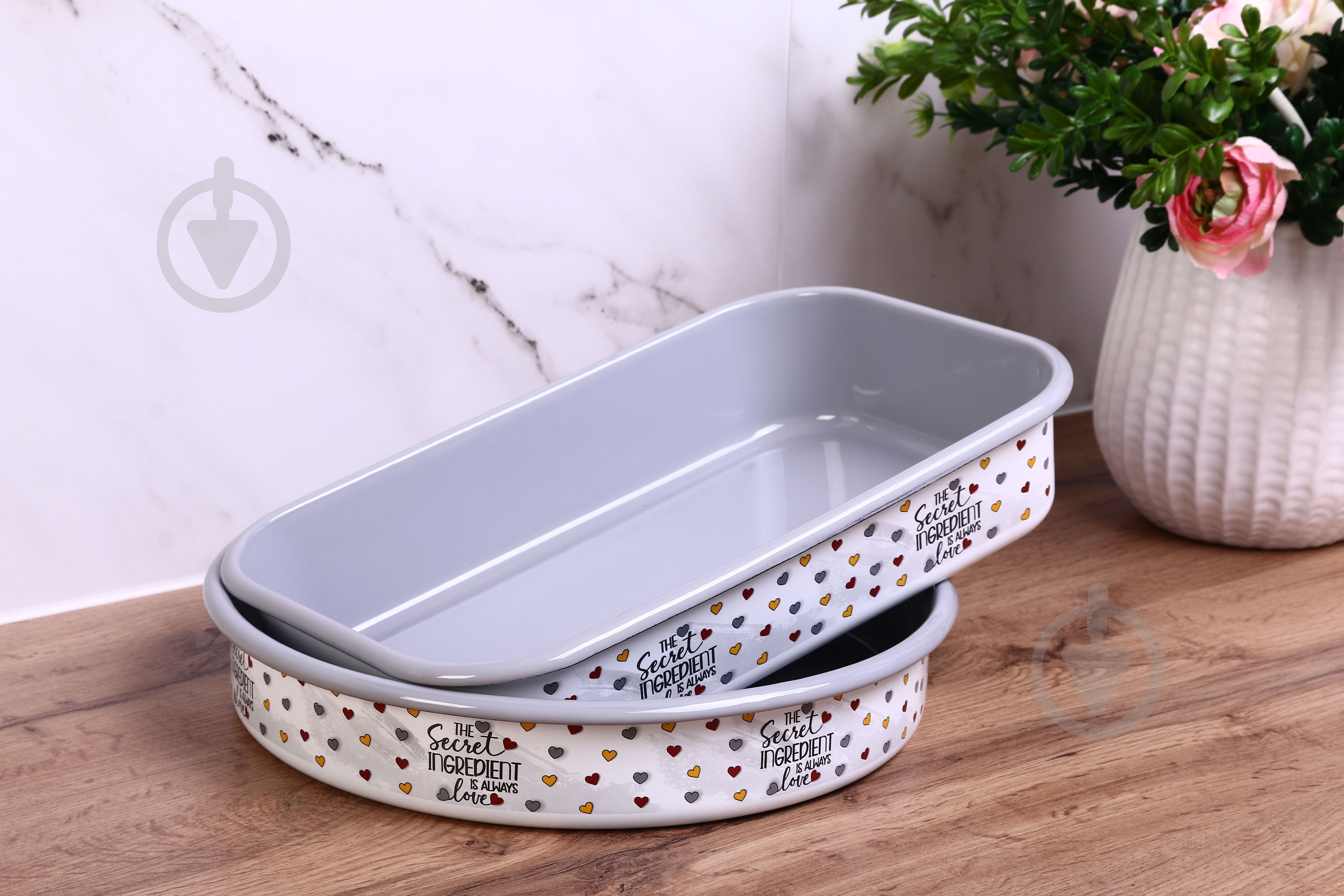 Блюдо для запекания Metrot Сердца 28 см 3,7 л - фото 4