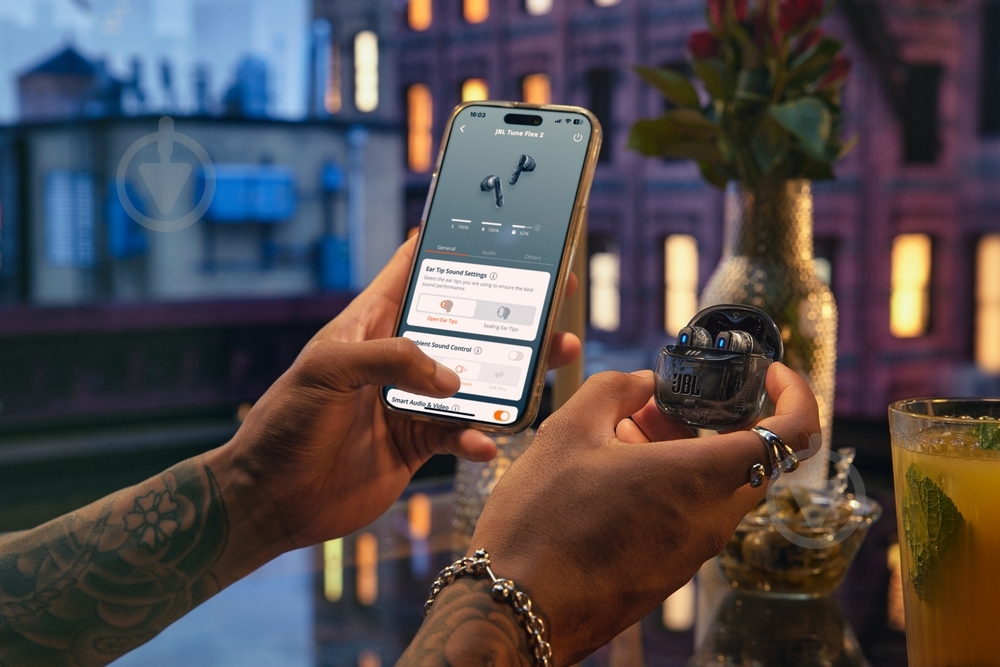 Bluetooth-гарнитура JBL Tune Flex 2 turquoise (JBLTFLEX2TQE) - фото 12 Bluetooth-гарнитура JBL Tune Flex 2 turquoise (JBLTFLEX2TQE) - фото 12