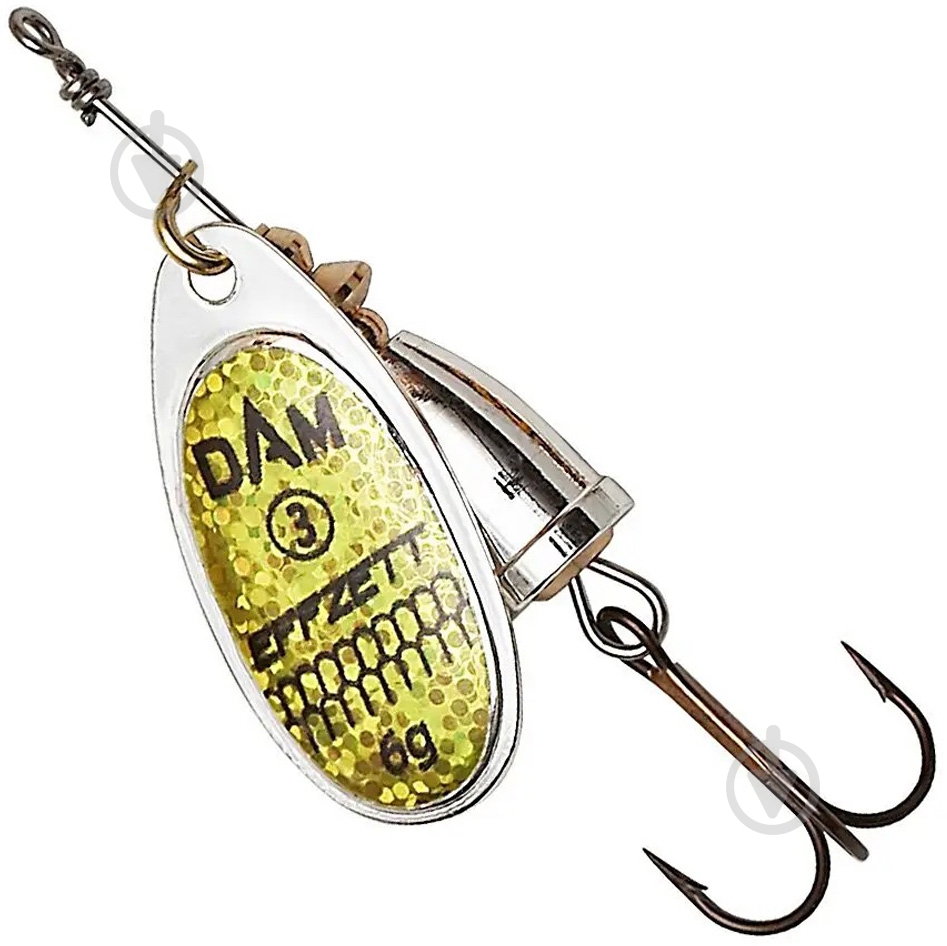 Блесна-вертушка DAM Effzett Executor 6 г reflex gold - фото 1