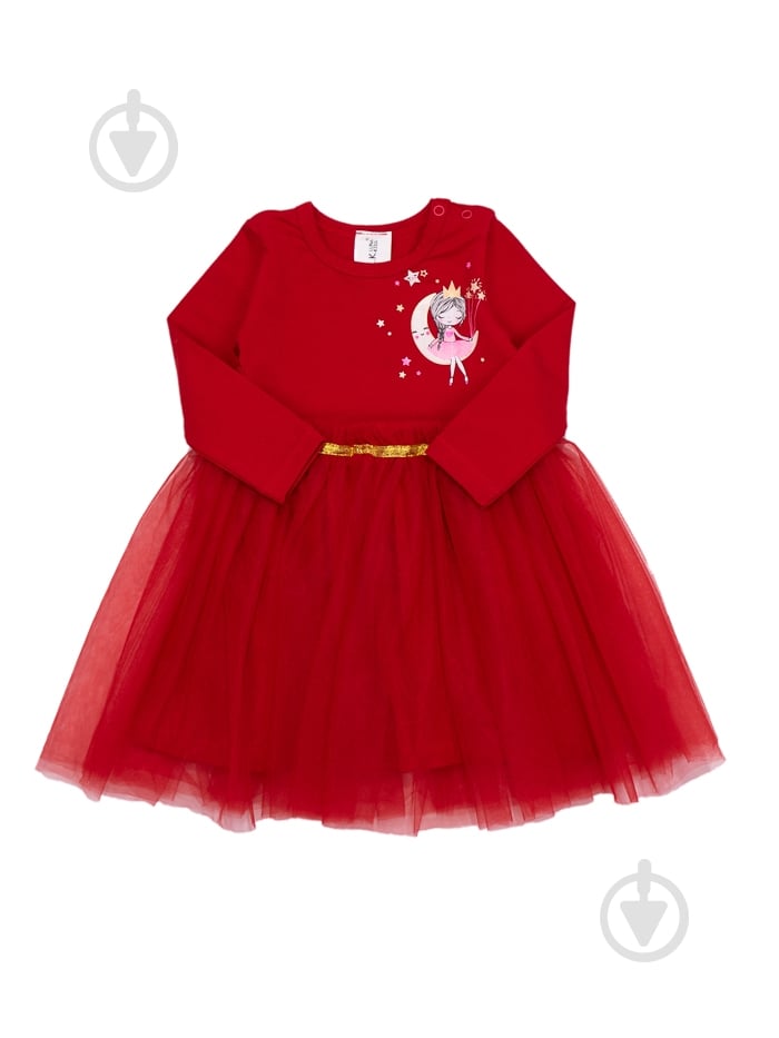 Платье Luna Kids р.86 красный 0180 - фото 1