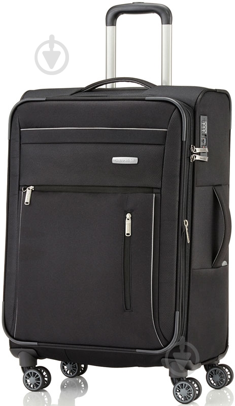 Чемодан Travelite Capri Black 77 л черный 089848 01 - фото 1