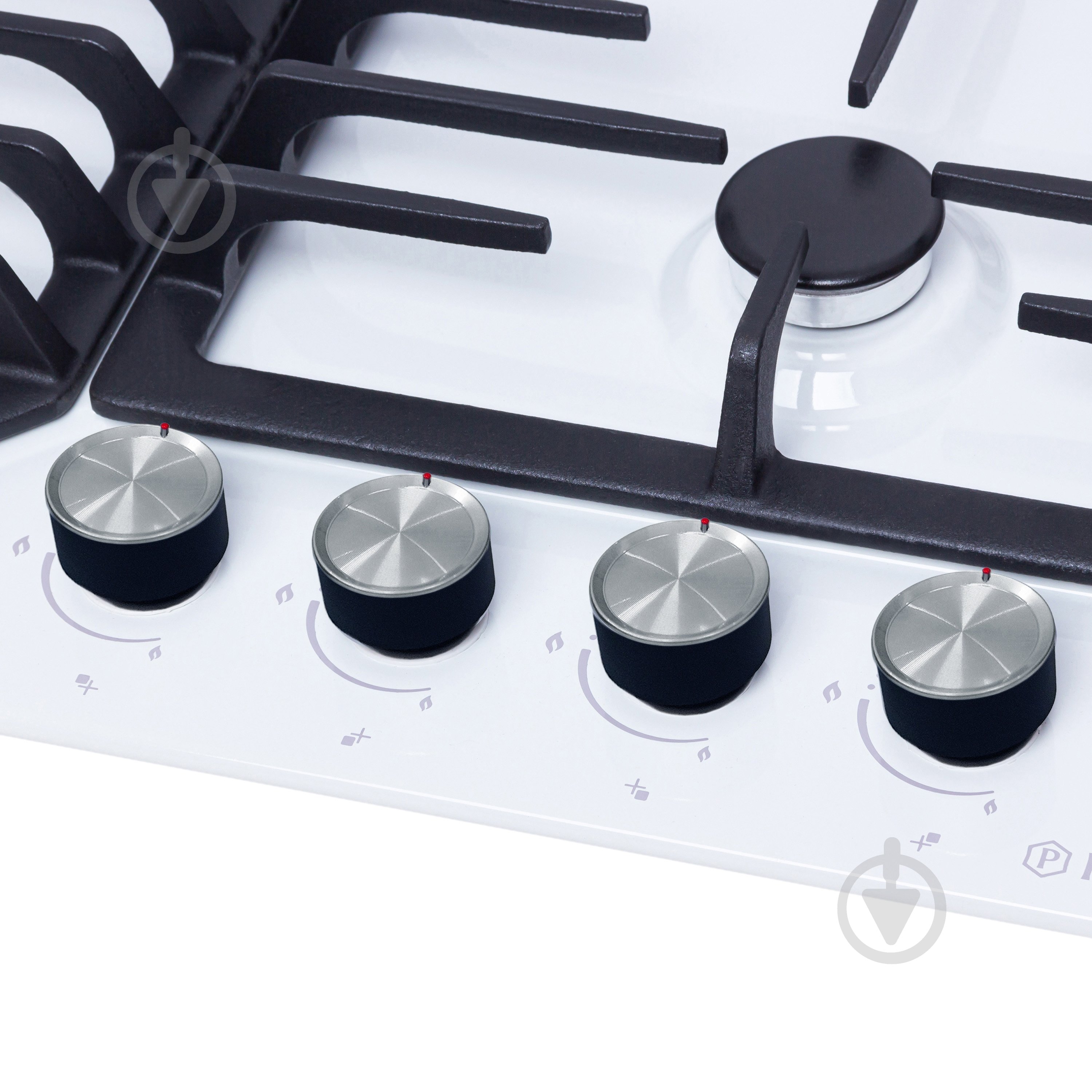 Варочная поверхность газовая Perfelli DIAMOND MW69C BIANCO на металле встраиваемая - фото 3 Варочная поверхность газовая Perfelli DIAMOND MW69C BIANCO на металле встраиваемая - фото 3