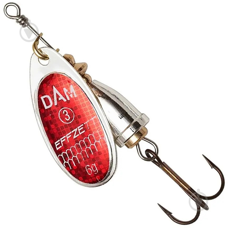 Блесна-вертушка DAM Effzett Executor 8 г reflex red - фото 1