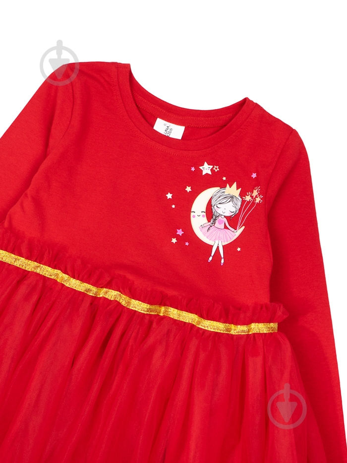 Платье Luna Kids р.110 красный 0180 - фото 2
