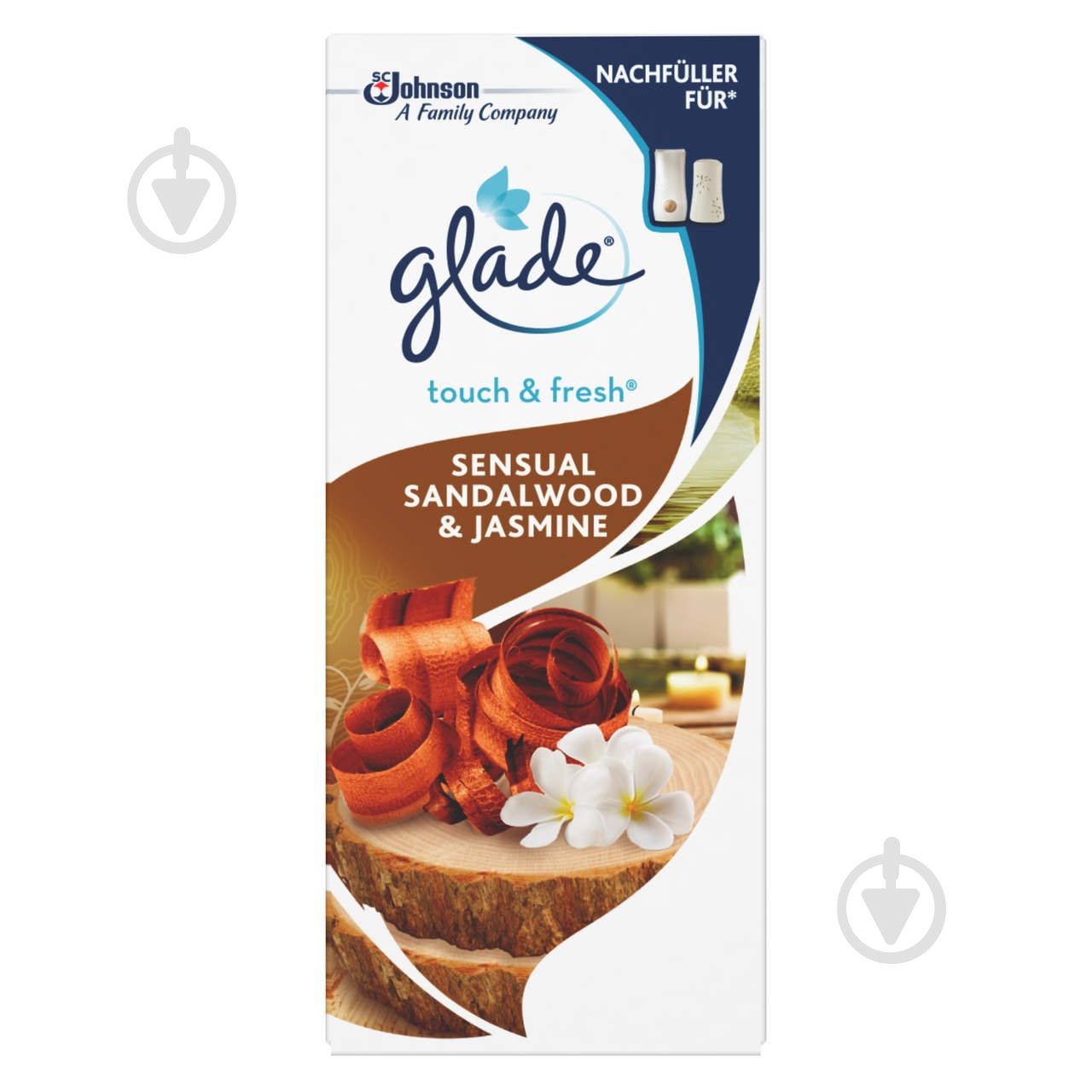 Сменный баллончик для микроспреем Glade Индонезийский сандал 10 мл - фото 1 Сменный баллончик для микроспреем Glade Индонезийский сандал 10 мл - фото 1