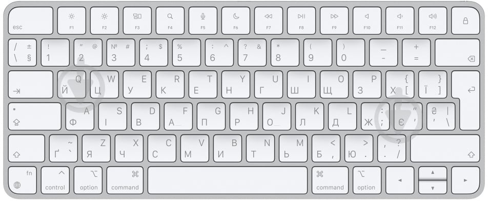 Клавіатура Apple Magic Keyboard - Ukrainian (MK2A3UA/A) white - фото 1