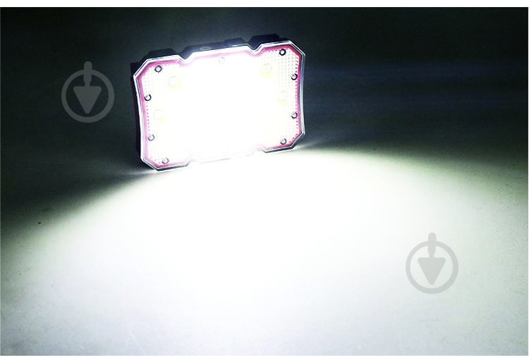 Фонарь прожекторный Quantum Worklight QM-FL2030 Worker 15W COB+LED с функцией Power Bank 400 Lm черный с красным - фото 16