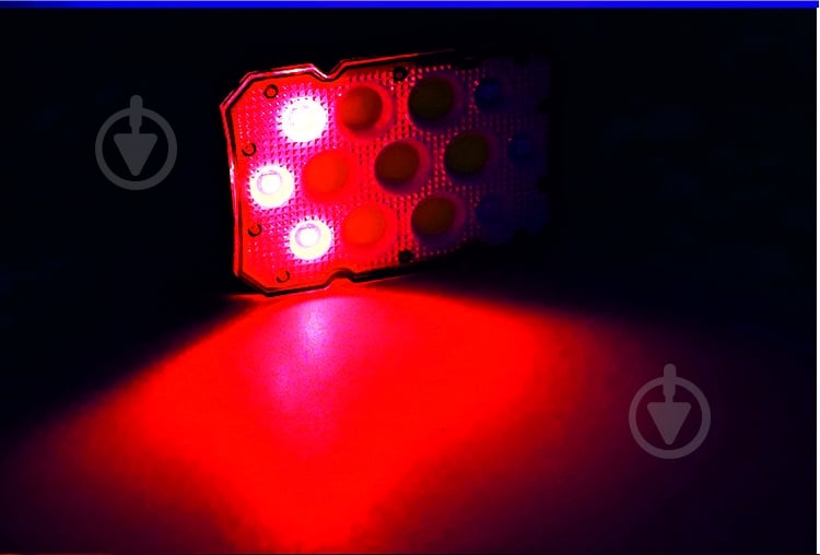 Фонарь прожекторный Quantum Worklight QM-FL2030 Worker 15W COB+LED с функцией Power Bank 400 Lm черный с красным - фото 18