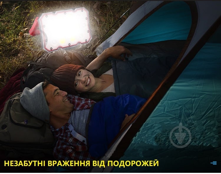 Фонарь прожекторный Quantum Worklight QM-FL2030 Worker 15W COB+LED с функцией Power Bank 400 Lm черный с красным - фото 22