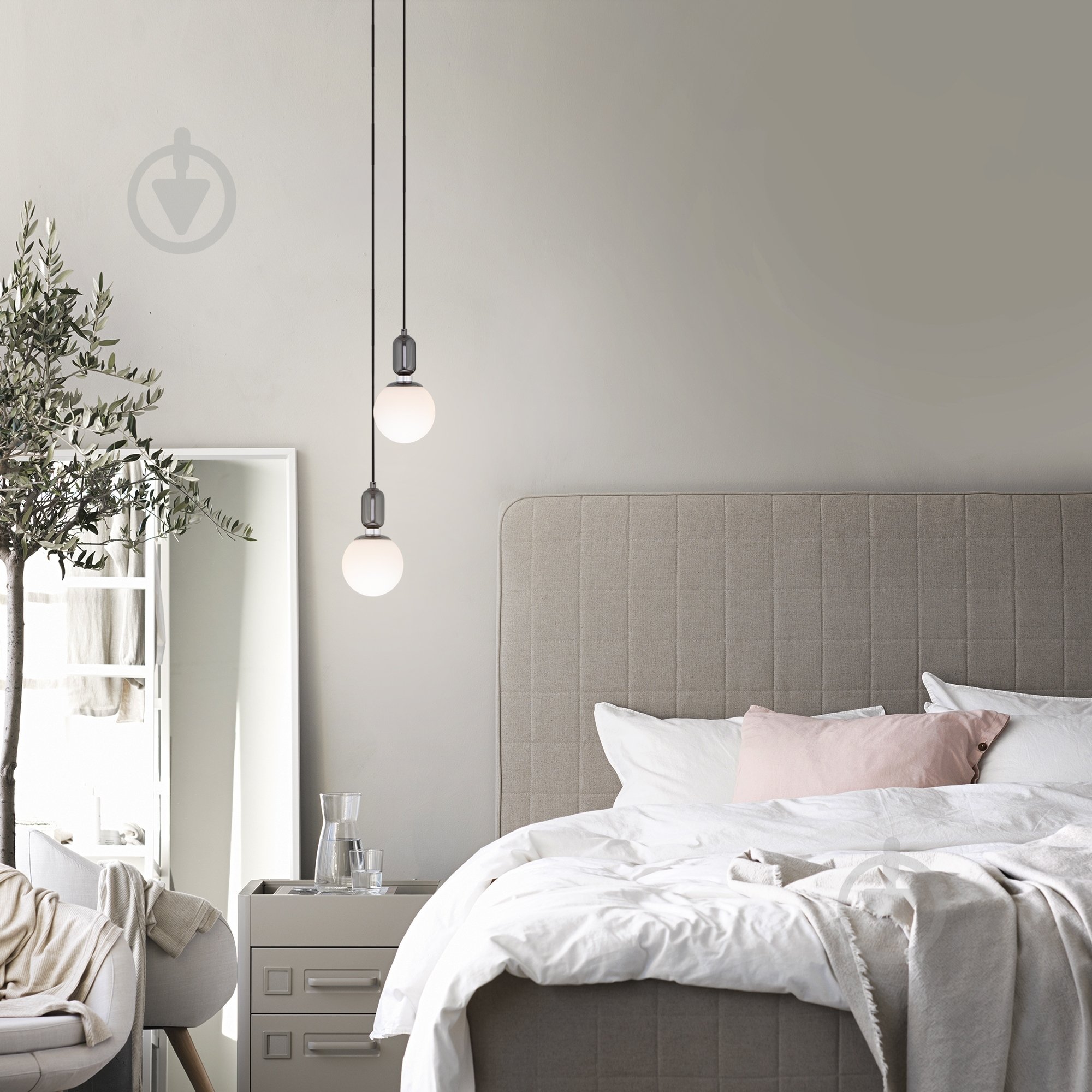 Підвіс Strotskis Bubble 50151/1 1x60 Вт E27 чорна перлина - фото 3