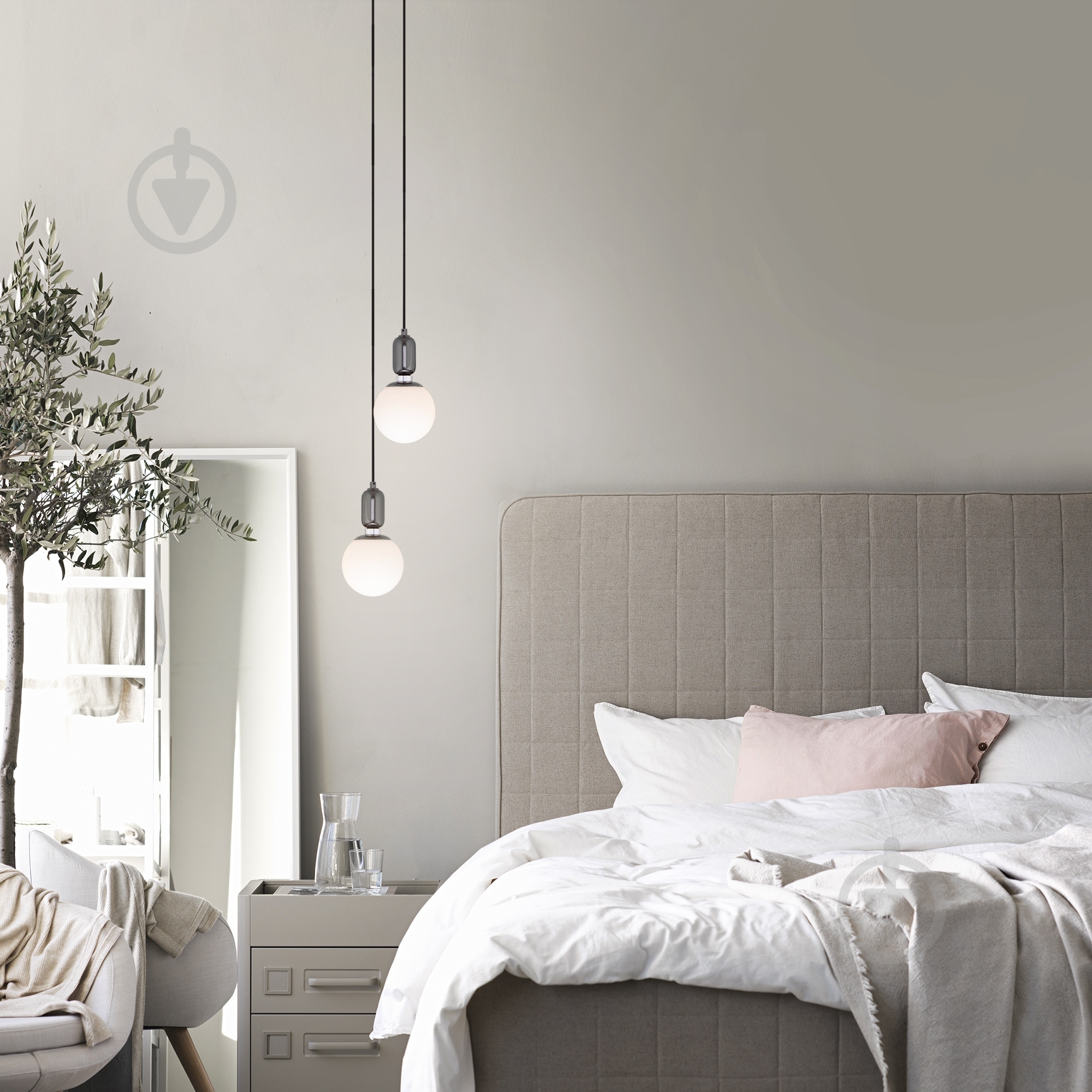 Підвіс Strotskis Bubble 50151/1 1x60 Вт E27 чорна перлина - фото 5