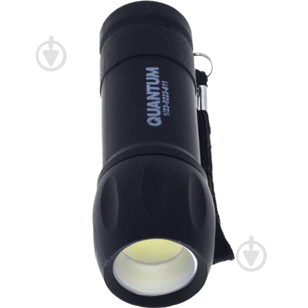 Ліхтарик Quantum QM-FL1046 Smile black 3W COB 100 Lm чорний - фото 3 Ліхтарик Quantum QM-FL1046 Smile black 3W COB 100 Lm чорний - фото 3