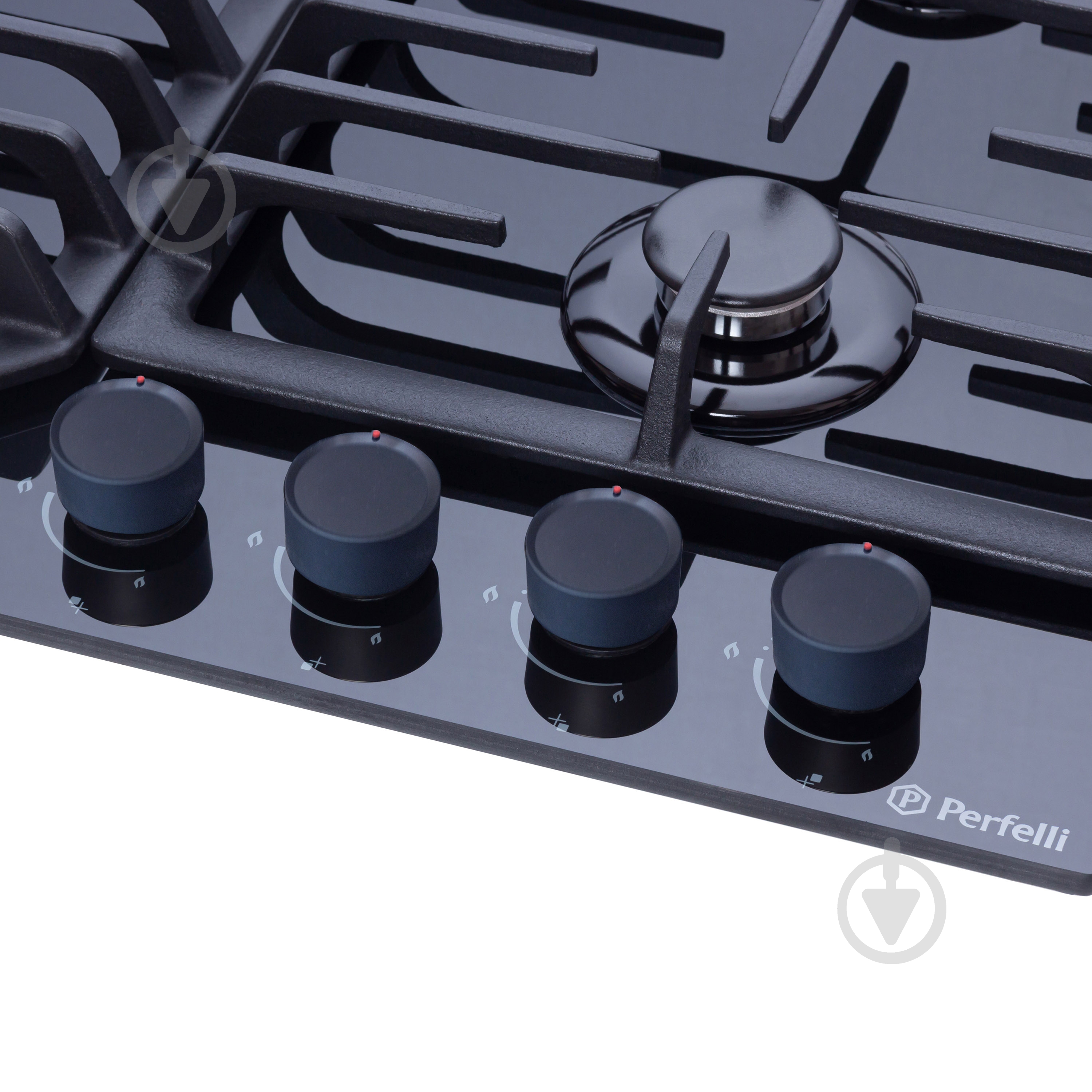 Варильна поверхня газова Perfelli DIAMOND G69C NERO на склі вбудовувана - фото 3 Варильна поверхня газова Perfelli DIAMOND G69C NERO на склі вбудовувана - фото 3