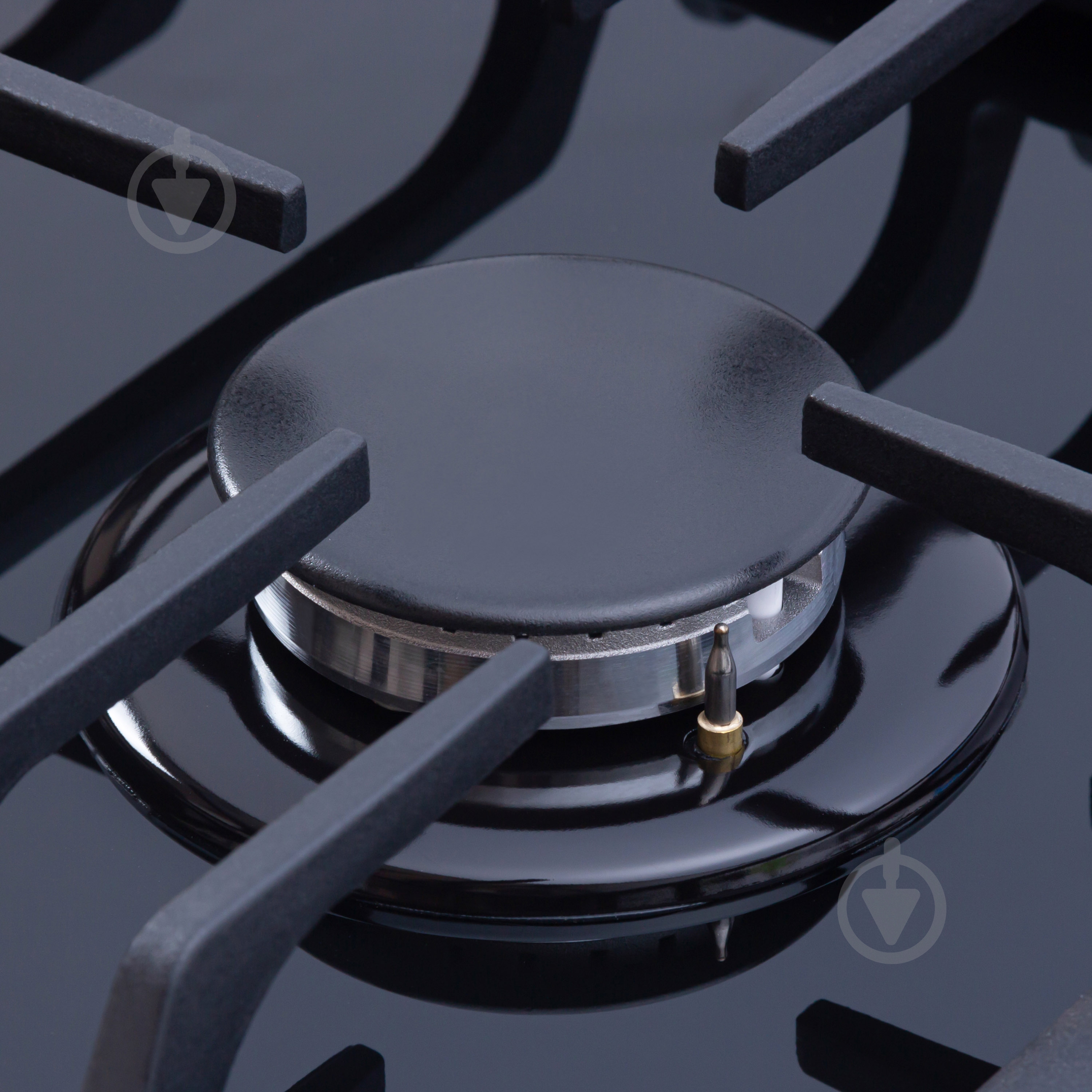 Варильна поверхня газова Perfelli DIAMOND G69C NERO на склі вбудовувана - фото 6 Варильна поверхня газова Perfelli DIAMOND G69C NERO на склі вбудовувана - фото 6