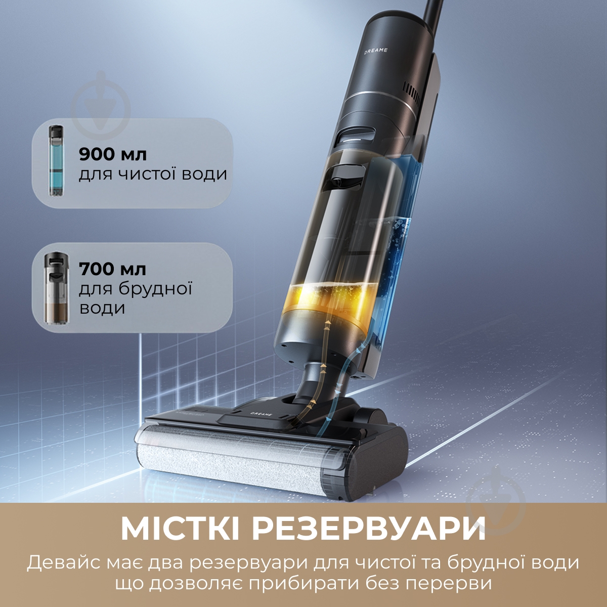 Пылесос моющий DREAME H12S black - фото 8