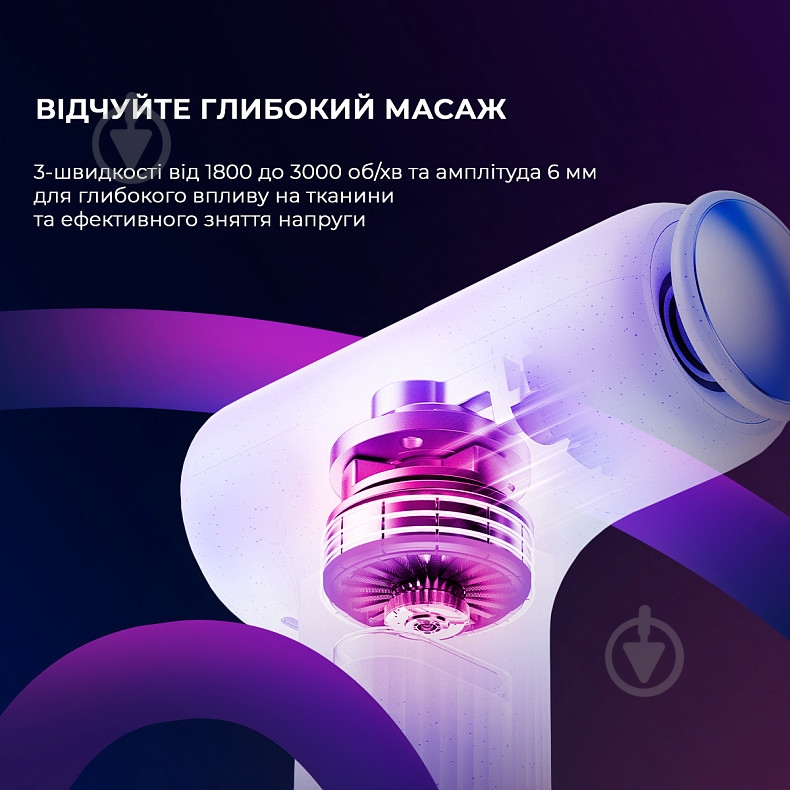 Массажер Yunmai Massage Gun mini 2 (YMFG-M356) - фото 12