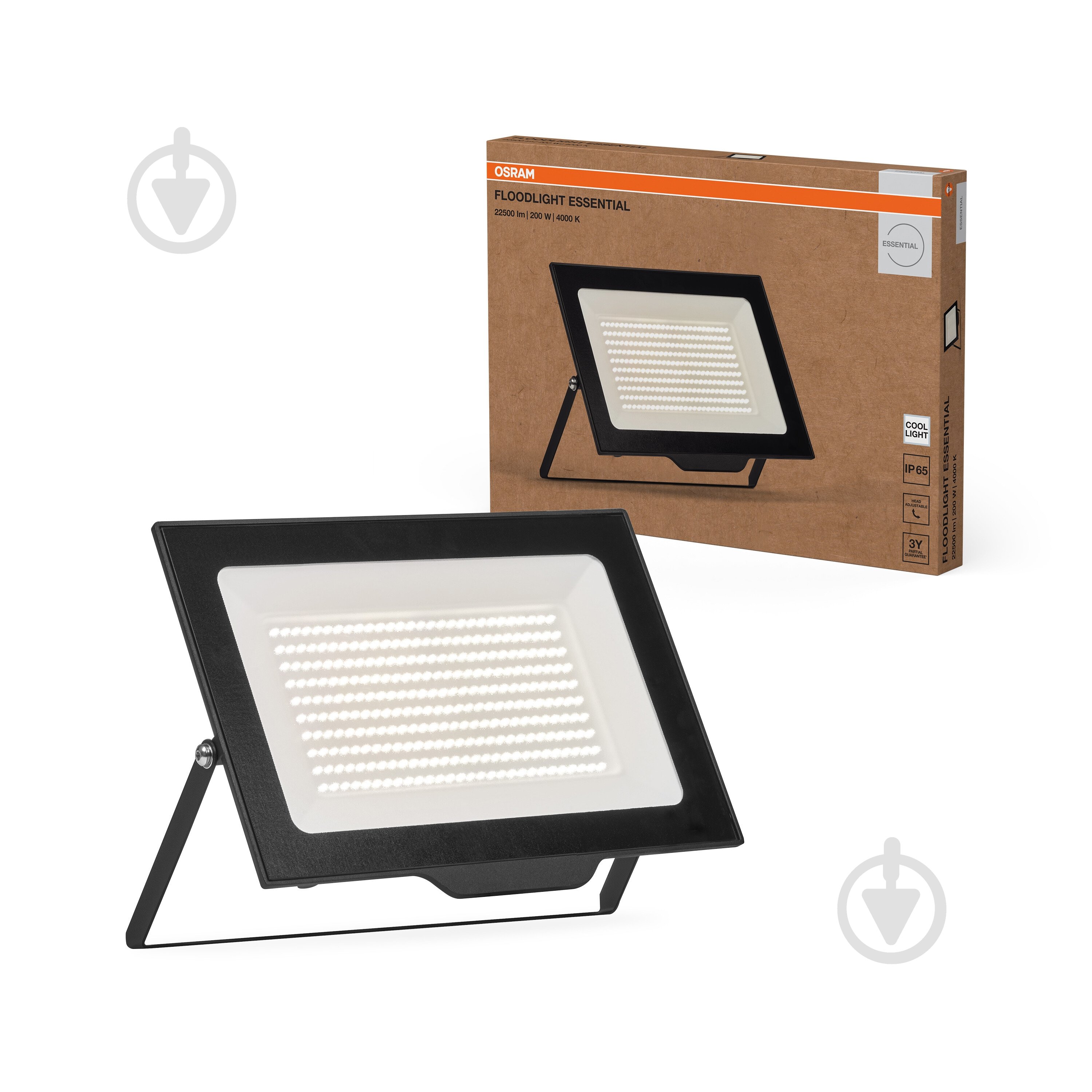 Прожектор светодиодный Ledvance FL Essential 200 Вт IP65 черный - фото 1