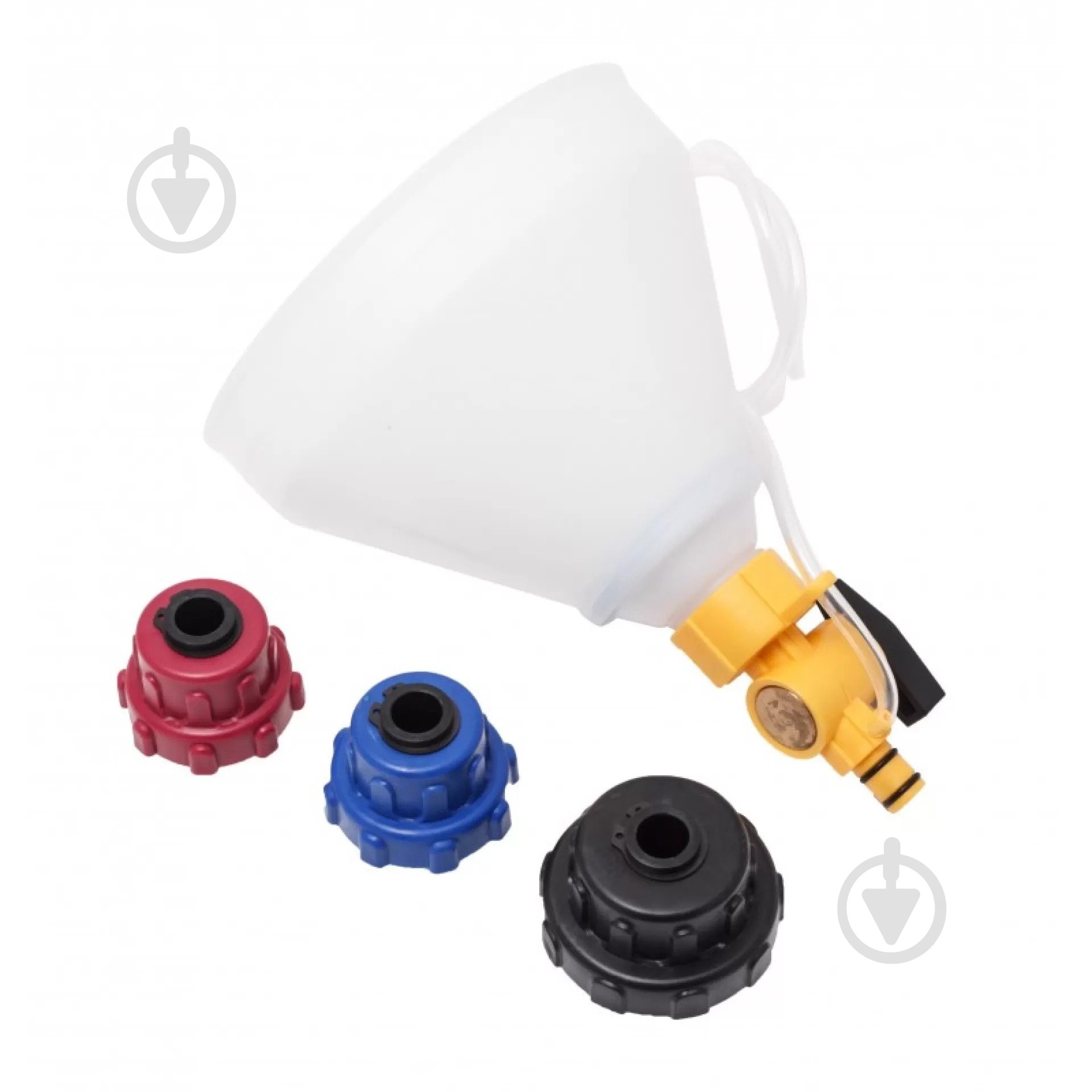 Воронка Forsage для заправки систем охлаждения 4 пр.(лейка пластмассовая с переходниками) - фото 1 Воронка Forsage для заправки систем охлаждения 4 пр.(лейка пластмассовая с переходниками) - фото 1