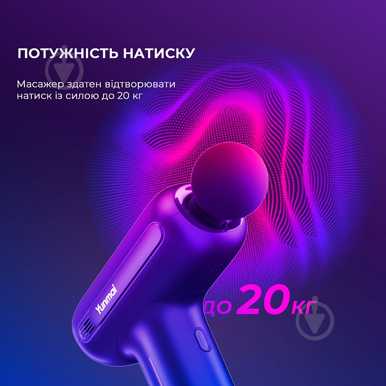 Масажер Yunmai Massage Gun EasePro (YMFG-M406) - фото 7