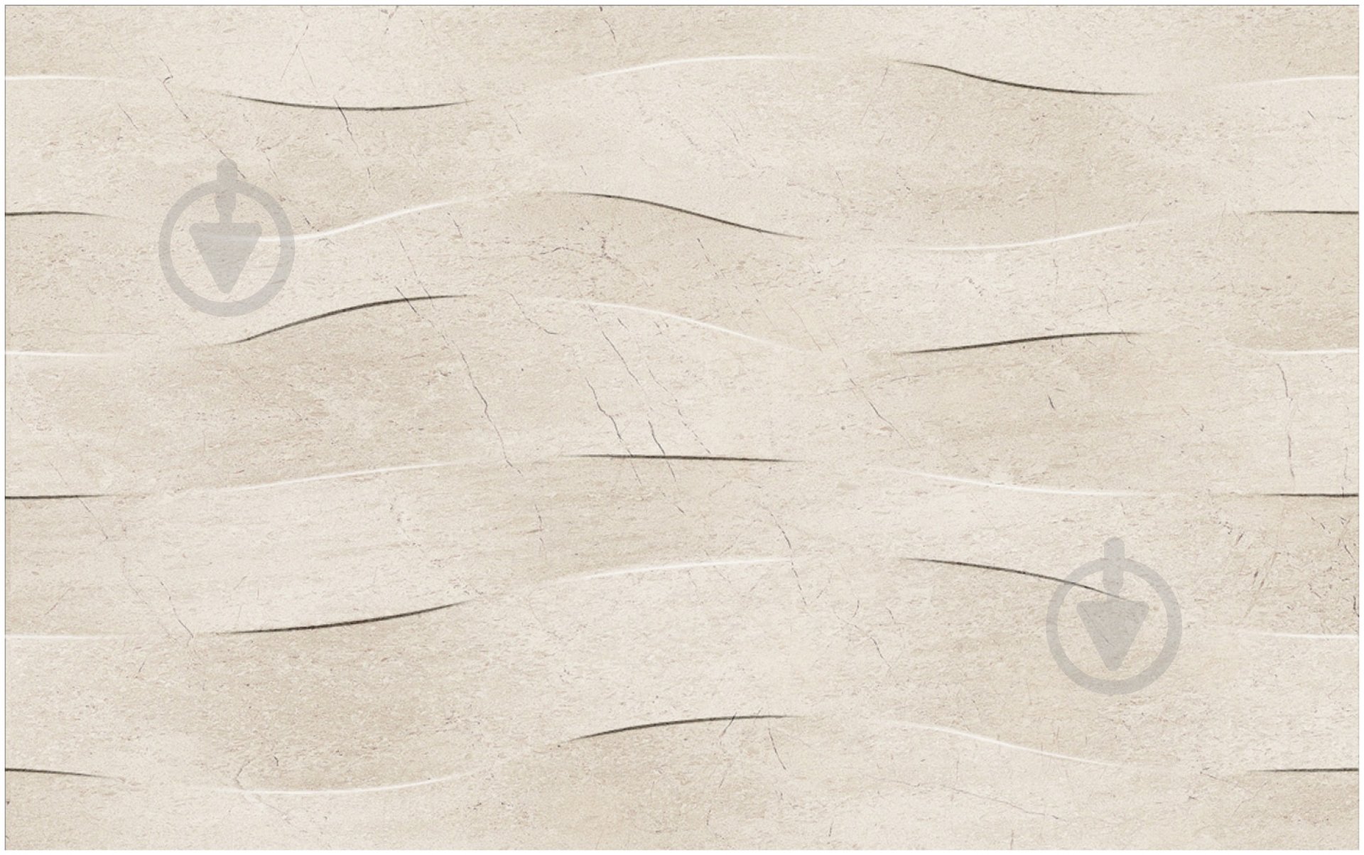 Плитка Golden Tile SUMMER STONE Wave бежевый В41161 25x40 - фото 1
