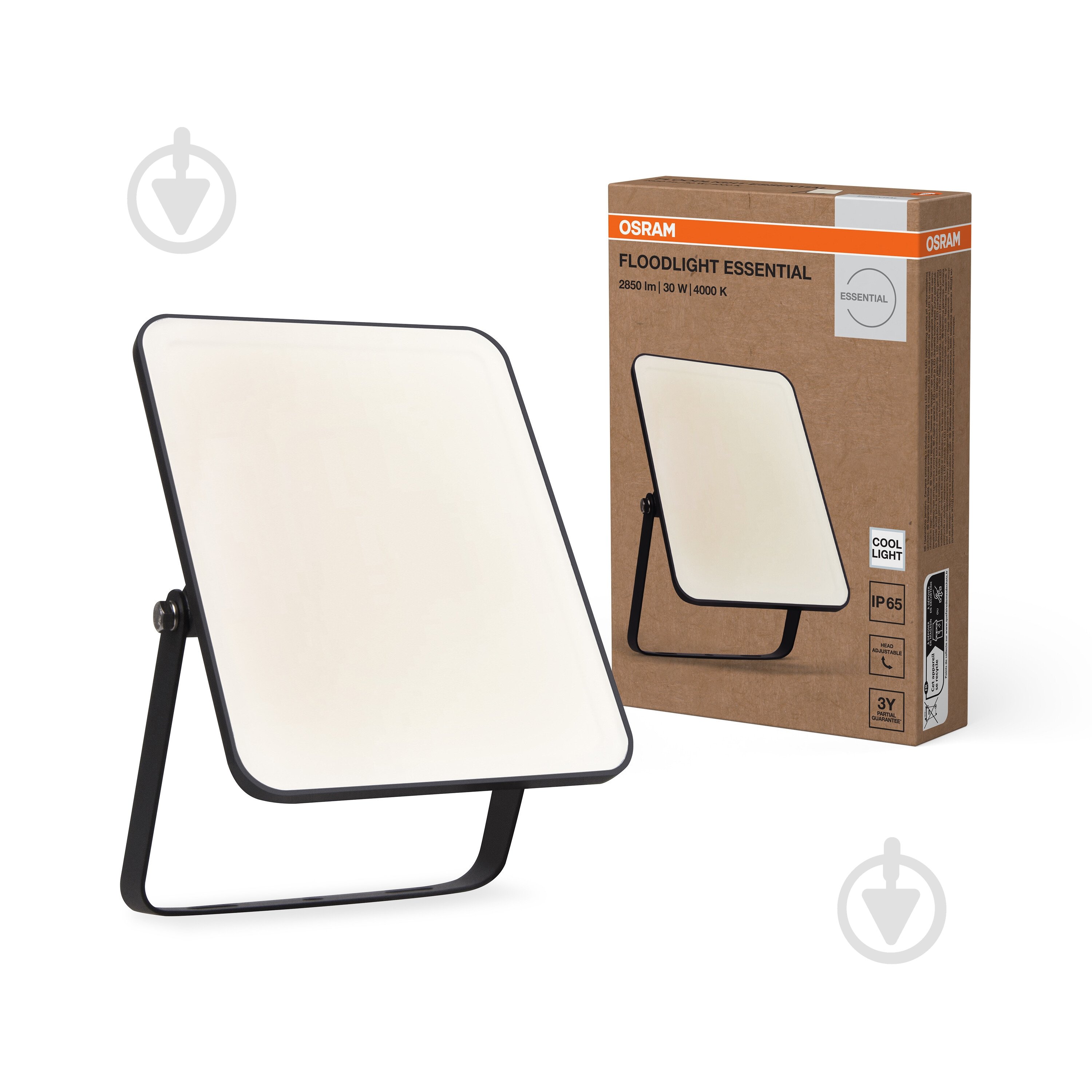 Прожектор світлодіодний Osram FL Essential 30 Вт IP65 чорний - фото 2
