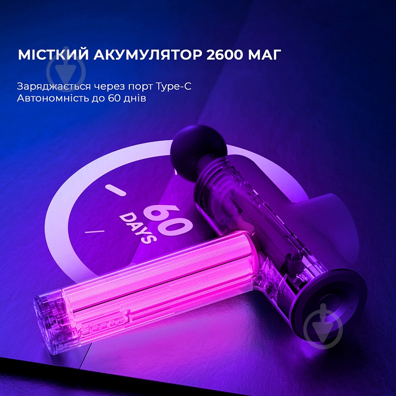 Массажер Yunmai Massage Gun Prime 2 (YMFG-M418) - фото 10