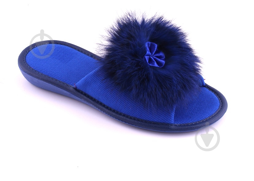 Обувь домашняя для девочки БЕЛСТА Пушок р.34 синий 639 - фото 1