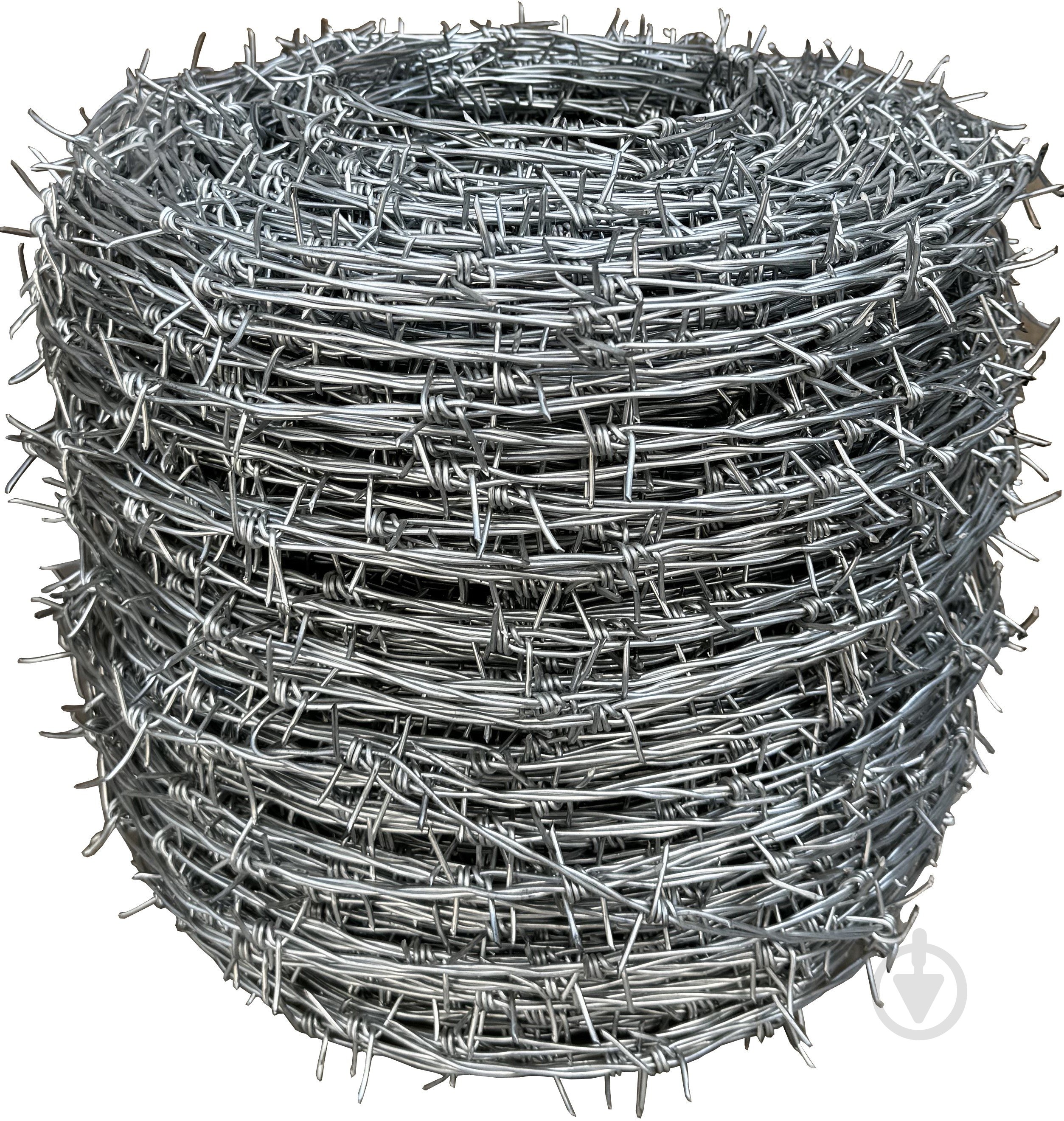 Проволока колючая двухосновная 1,8 мм (20 кг +-4%) цинк ГОСТ 285-69 - фото 1 Проволока колючая двухосновная 1,8 мм (20 кг +-4%) цинк ГОСТ 285-69 - фото 1