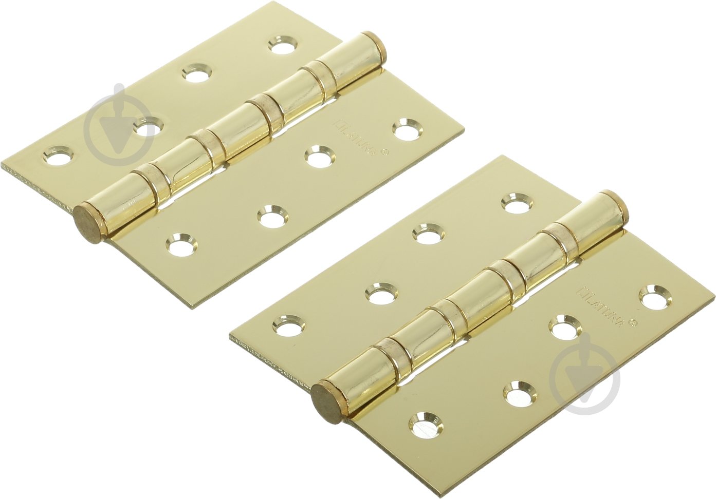 Петля Latuna для дверей 100x80x3 мм золотий універсальна 2 шт. - фото 1 Петля Latuna для дверей 100x80x3 мм золотий універсальна 2 шт. - фото 1