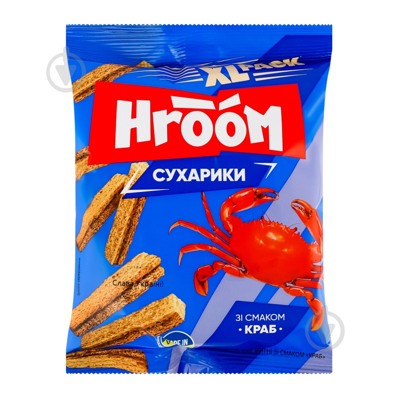 Житні сухарики HROOM Краб 100 г - фото 4
