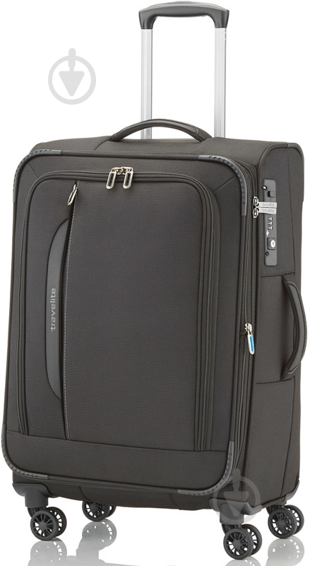 Чемодан Travelite Crosslite 69 л черный 089548 01 - фото 1 Чемодан Travelite Crosslite 69 л черный 089548 01 - фото 1